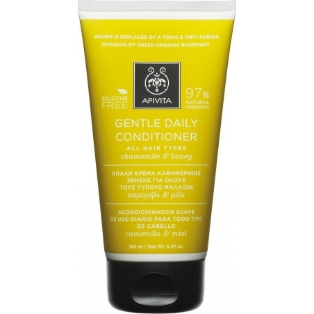 Apivita Gentle Daily Conditioner για Όλους τους Τύπους Μαλλιών Χαμομήλι & Μέλι 150ml