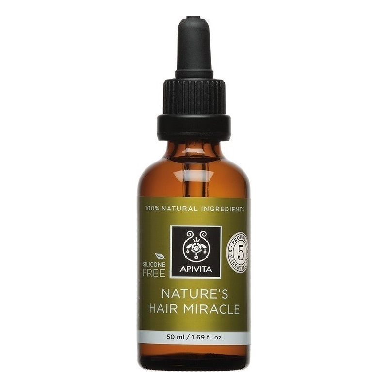 Apivita Nature's Hair Miracle Λάδι Ενδυνάμωσης Και Τόνωσης Για Τα Μαλλιά 50ml
