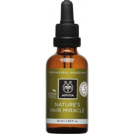 Apivita Nature's Hair Miracle Λάδι Ενδυνάμωσης Και Τόνωσης Για Τα Μαλλιά 50ml Apivita Nature's Hair Miracle Λάδι Ενδυνάμωσης Και Τόνωσης Για Τα Μαλλιά 50ml