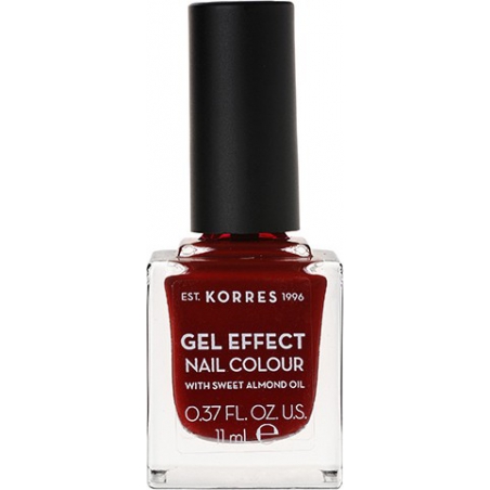Korres Gel Effect Nail Colour 59 Wine Red 11ml