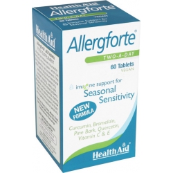 Health Aid Allergforte Two a Day 60 ταμπλέτες