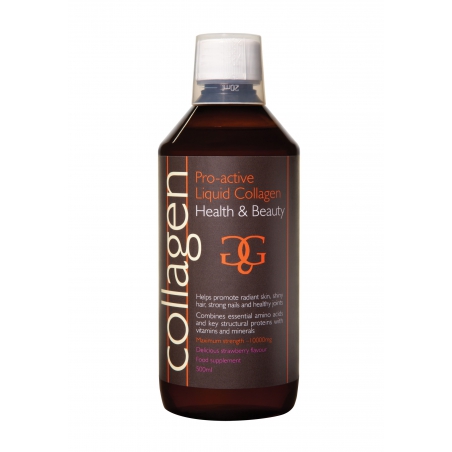 Total Health Solutions Collagen Pro-active Liquid 600ml Φράουλα
