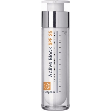 Frezyderm Active Block Αντιγηραντική & Ενυδατική κρέμα ημέρας με SPF25 50 ml Frezyderm Active Block Αντιγηραντική & Ενυδατική κρέμα ημέρας με SPF25 50 ml
