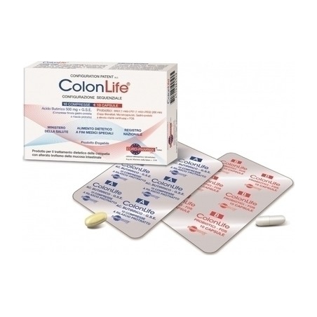 Bionat Pharm Colon Life για Παθήσεις του Παχέος Εντέρου 10 ταμπλέτες + 10 κάψουλες Bionat Pharm Colon Life για Παθήσεις του Παχέος Εντέρου 10 ταμπλέτες + 10 κάψουλες