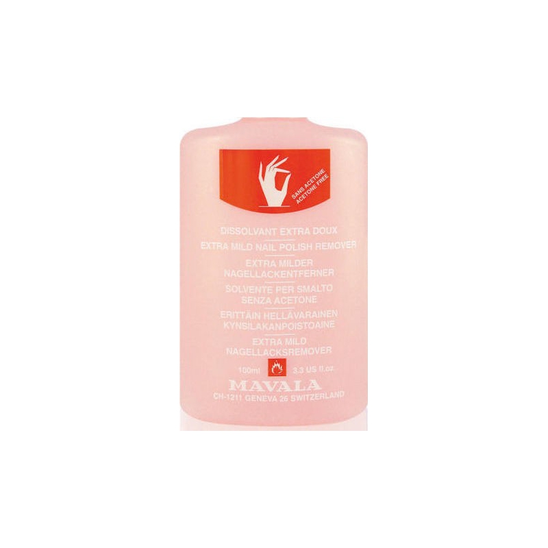 Mavala Απαλό Ξεβαφτικό Νυχιών Χωρίς Ασετόν Ροζ 100ml
