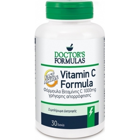 Doctor's Formulas Vitamin C Fast Action 1000mg 30 κάψουλες Doctor's Formulas Vitamin C Fast Action 1000mg 30 κάψουλες