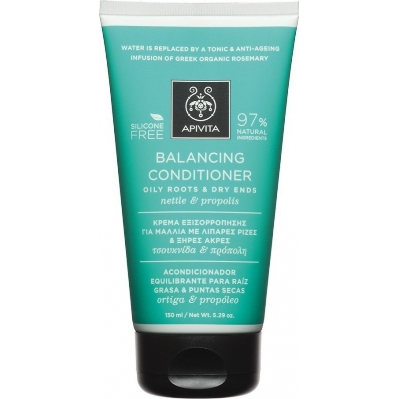 Apivita Balancing Conditioner για Λιπαρές Ρίζες & Ξηρές Άκρες με Τσουκνίδα & Πρόπολη 150ml