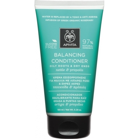 Apivita Balancing Conditioner για Λιπαρές Ρίζες & Ξηρές Άκρες με Τσουκνίδα & Πρόπολη 150ml Apivita Balancing Conditioner για Λιπαρές Ρίζες & Ξηρές Άκρες με Τσουκνίδα & Πρόπολη 150ml