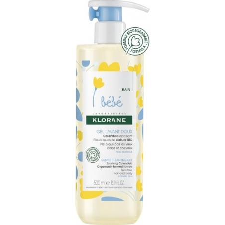 Klorane Bebe Gel Lavant Doux Απαλό Gel Καθαρισμού 500ml