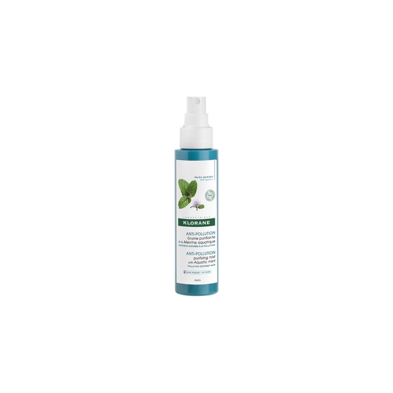 Klorane Anti-Pollution Purifying Mist Aquatic Mint 100ml