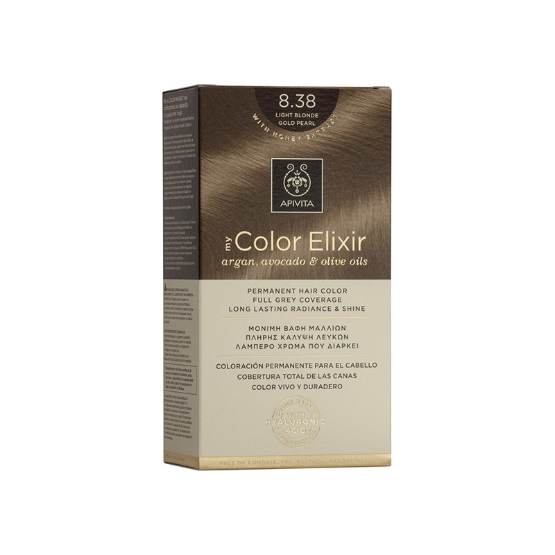 Apivita My Color Elixir 8.38 Ξανθό Ανοιχτό Μελί Περλέ