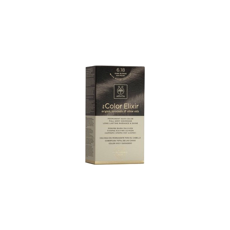 Apivita My Color Elixir 6.18 Ξανθό Σκούρο Σαντρέ Περλέ