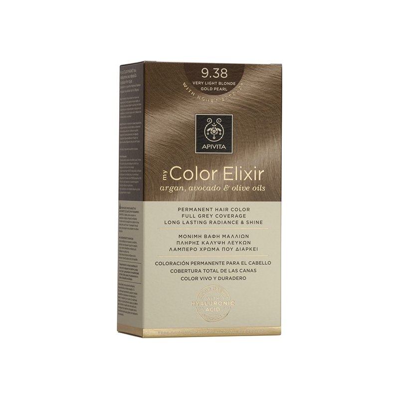 Apivita My Color Elixir 9.38 Ξανθό Πολύ Ανοιχτό Μελί Περλέ