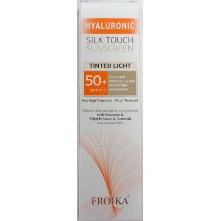 Froika Hyaluronic SilkTouch Sunscreen Tinted Light Cream SPF50 50ml