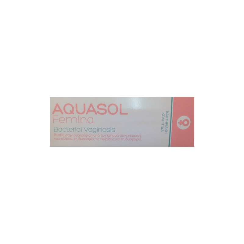 Olvos Science Aquasol Femina Bacterial Vaginosis Gel 30ml