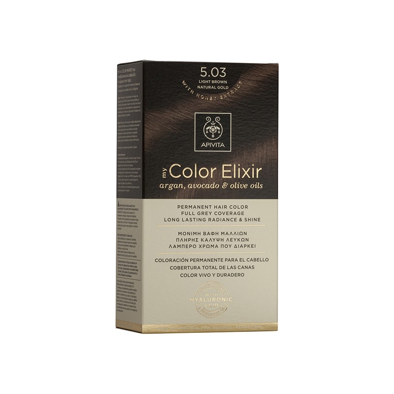 Apivita My Color Elixir 5.03 Καστανό Ανοιχτό Φυσικο Μελί