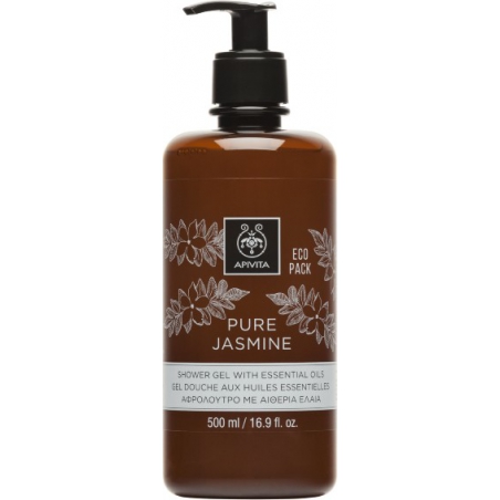 Apivita Pure Jasmine Aφρόλουτρο με Aιθέρια Έλαια 500ml