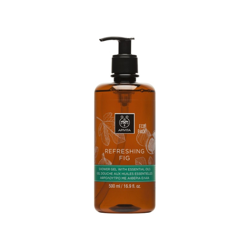 Apivita Refreshing Fig Αφρόλουτρο για Αίσθηση Φρεσκάδας 500ml