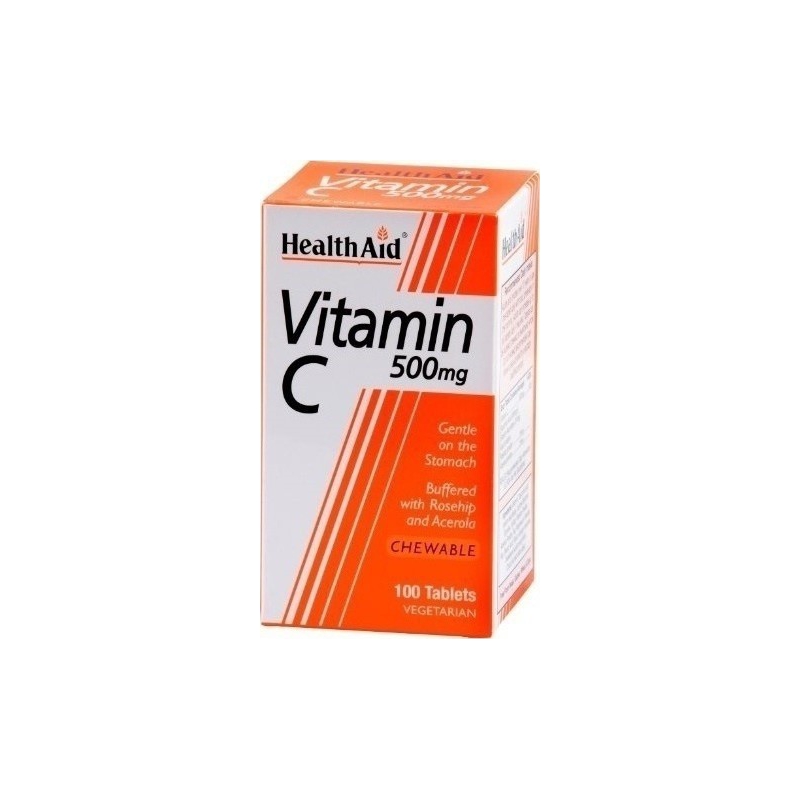 Health Aid Vitamin C 500mg Chewable 100 μασώμενα δισκία