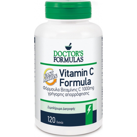 Doctor's Formulas Vitamin C Fast Action 1000mg 120 κάψουλες Doctor's Formulas Vitamin C Fast Action 1000mg 120 κάψουλες