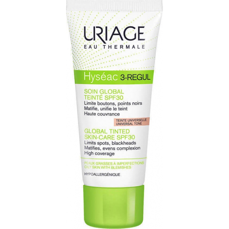 Uriage Hyseac 3-Regul Tinted Global Skin Care SPF30 40ml