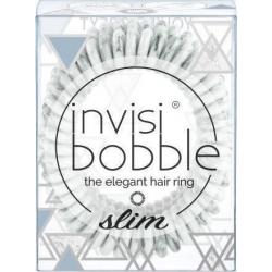 Invisibobble Slim Youre Greyt Marblelous Shiny Grey Λαστιχάκια Μαλλιών 3τμχ