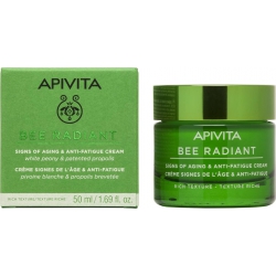 APIVITA Bee Radiant Κρέμα-Gel για Σημάδια Γήρανσης & Ξεκούραστη Όψη Πλούσιας Υφής 50ml