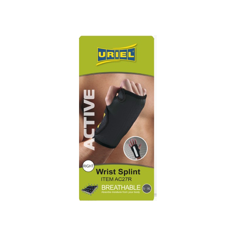 Uriel Πηχεοκαρπικός Νάρθηκας Αεριζόμενος Neoprene AC-27R για Δεξί Χέρι (one size)