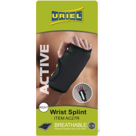 Uriel Πηχεοκαρπικός Νάρθηκας Αεριζόμενος Neoprene AC-27R για Δεξί Χέρι (one size)