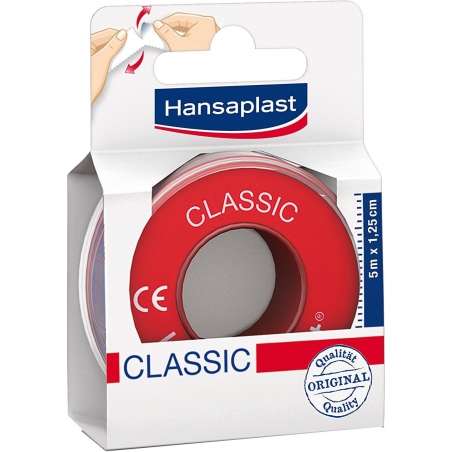 Hansaplast Αυτοκόλλητη Επιδεσμική Ταινία Classic 1.25cm x 5m Hansaplast Αυτοκόλλητη Επιδεσμική Ταινία Classic 1.25cm x 5m