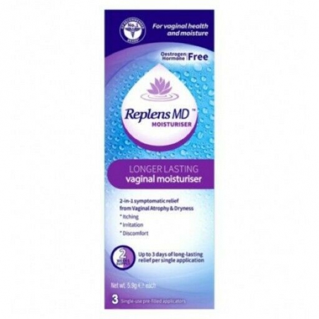 Wellcon Replens MD Μακράς Διάρκειας Ενυδάτωση Του Κόλπου 3's Wellcon Replens MD Μακράς Διάρκειας Ενυδάτωση Του Κόλπου 3's