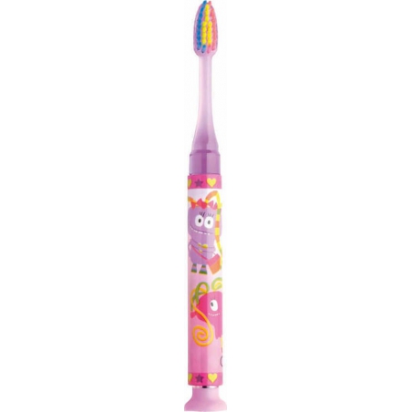 GUM 903 Junior Light-Up Soft Παιδική Οδοντόβουρτσα Ροζ φωτιζόμενη Μαλακή 7-9 ετών 1τμχ