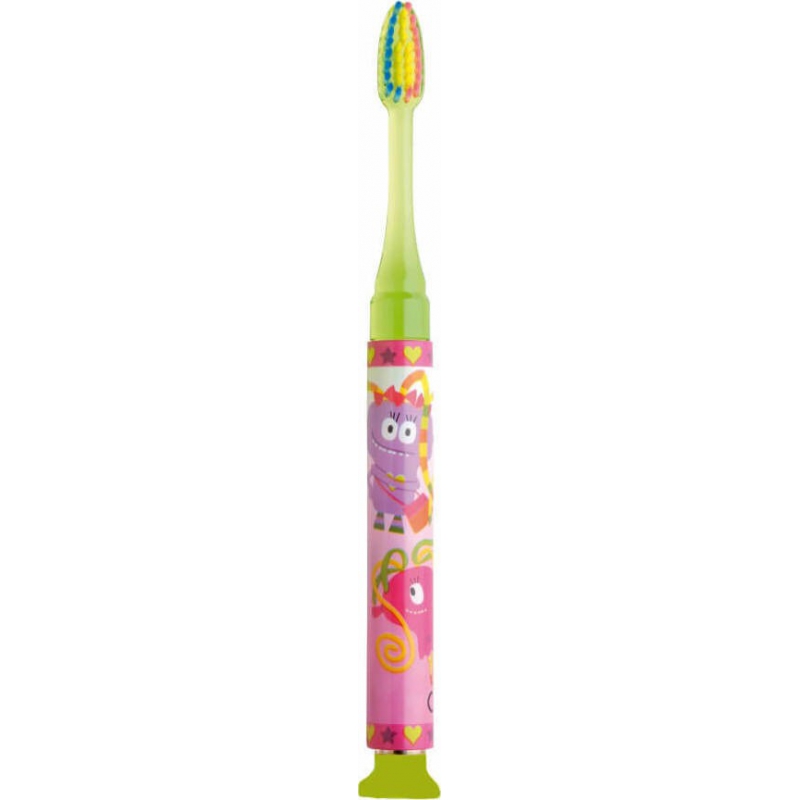 GUM 903 Junior Light-Up Soft Παιδική Οδοντόβουρτσα Πράσινη φωτιζόμενη Μαλακή 7-9 ετών 1τμχ