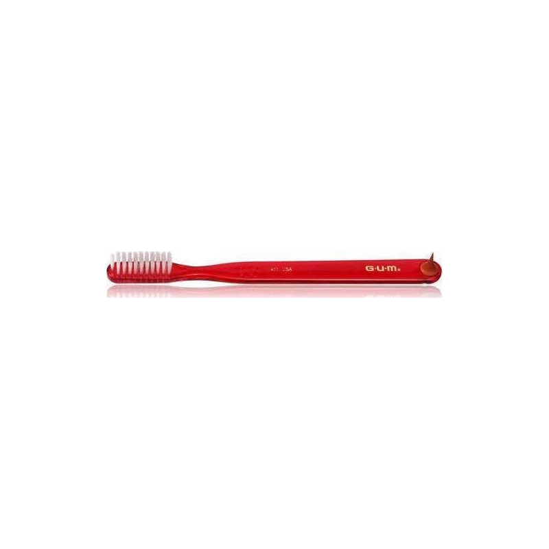 GUM 409 Classic Compact Soft Οδοντόβουρτσα Κόκκινη 1τμχ