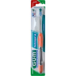 GUM 491 Technique Compact Soft Οδοντόβουρτσα Πορτοκαλί 1τμχ