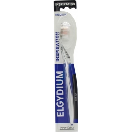 Elgydium Inspiration Medium Λευκή Οδοντόβουρτσα 1τμχ