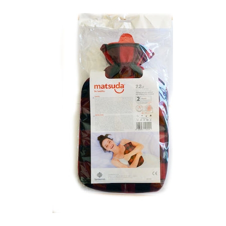 Matsuda Πλαστική Θερμοφόρα με Επένδυση Fleece 2.2lt Κόκκινο Καρό Matsuda Πλαστική Θερμοφόρα με Επένδυση Fleece 2.2lt Κόκκινο Καρό