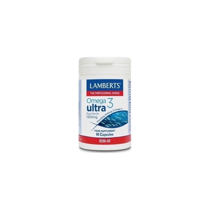Lamberts Omega 3 Ultra Pure Fish Oil 1300mg 60 κάψουλες