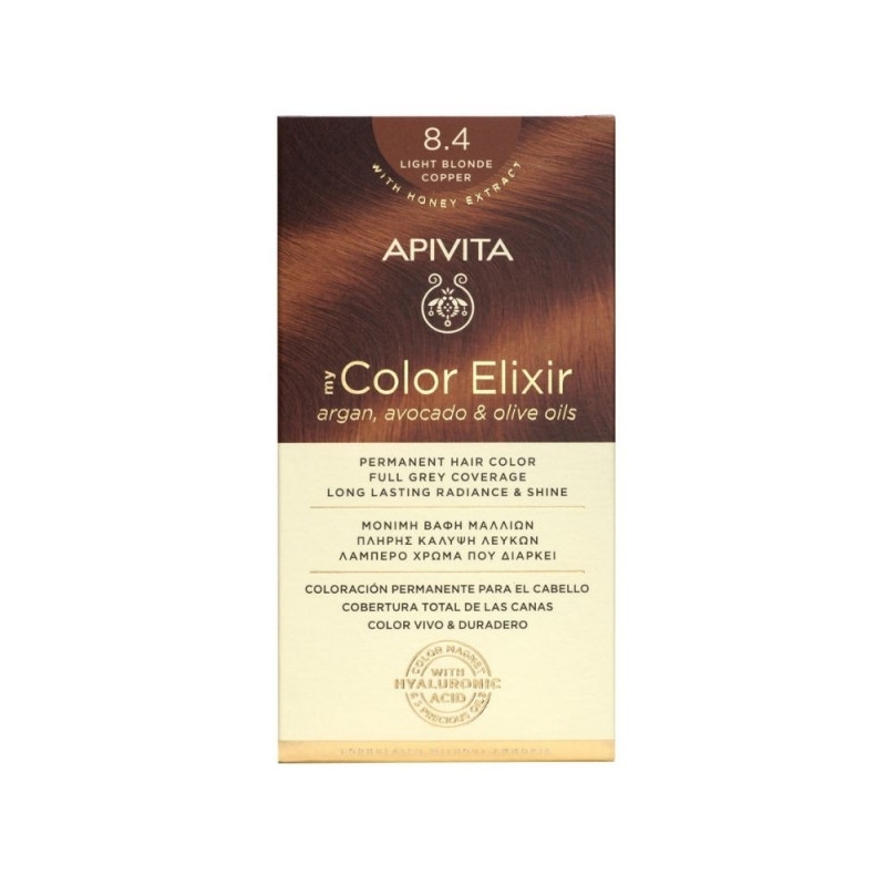 Apivita My Color Elixir 8.4 Ξανθό Ανοιχτό Χάλκινο 125ml