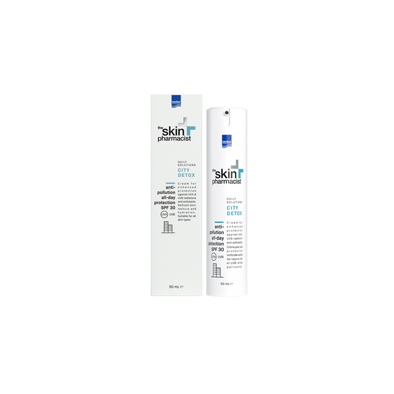 Intermed The Skin Pharmacist City Detox Anti-Pollution All Day Protection Cream SPF 30 50ml