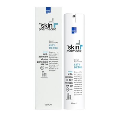 Intermed The Skin Pharmacist City Detox Anti-Pollution All Day Protection Cream SPF 30 50ml Intermed The Skin Pharmacist City Detox Anti-Pollution All Day Protection Cream SPF 30 50ml