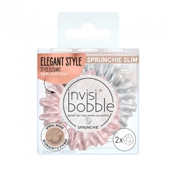 Invisibobble Sprunchie Slim Bella Chrome 2τμχ