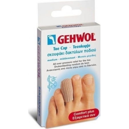 Gehwol Toe Cap Medium Σκουφάκι Δακτύλων Ποδιού Μεσαίο Μέγεθος 1τμχ