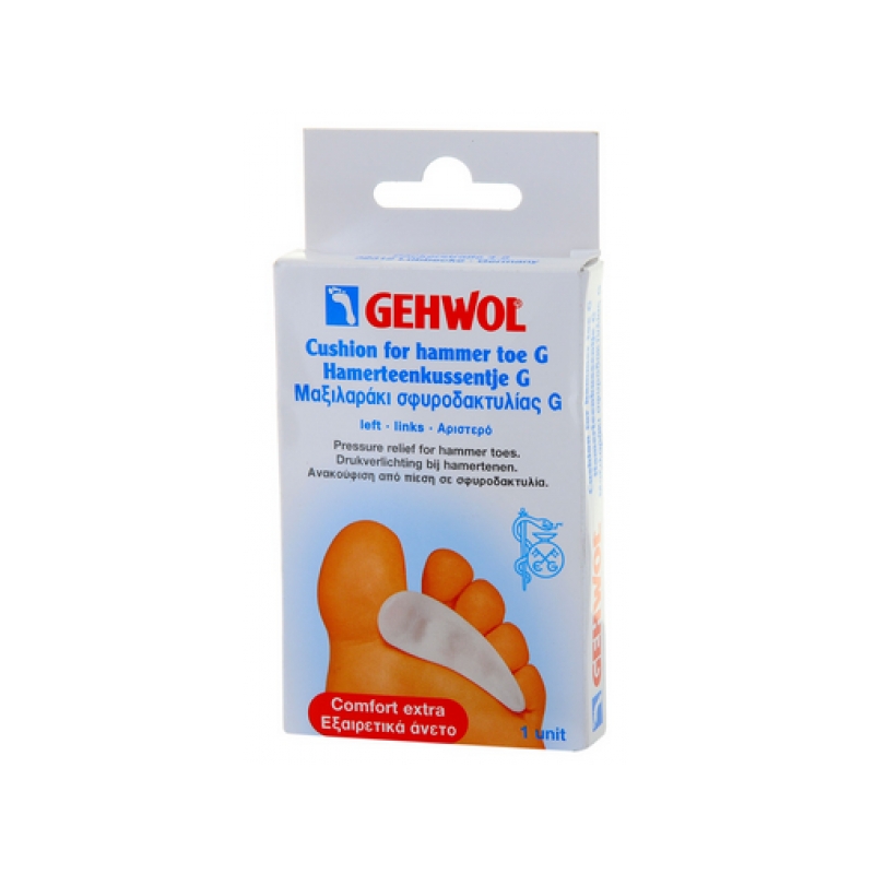 Gehwol Cushion For Hammer Toe G Μαξιλαράκι Σφυροδακτυλίας Αριστερό 1τμχ