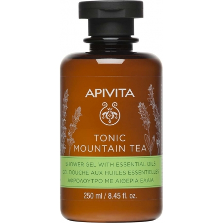 Apivita Tonic Mountain Tea Αφρόλουτρο Με Αιθέρια Ελαια 250ml Apivita Tonic Mountain Tea Αφρόλουτρο Με Αιθέρια Ελαια 250ml