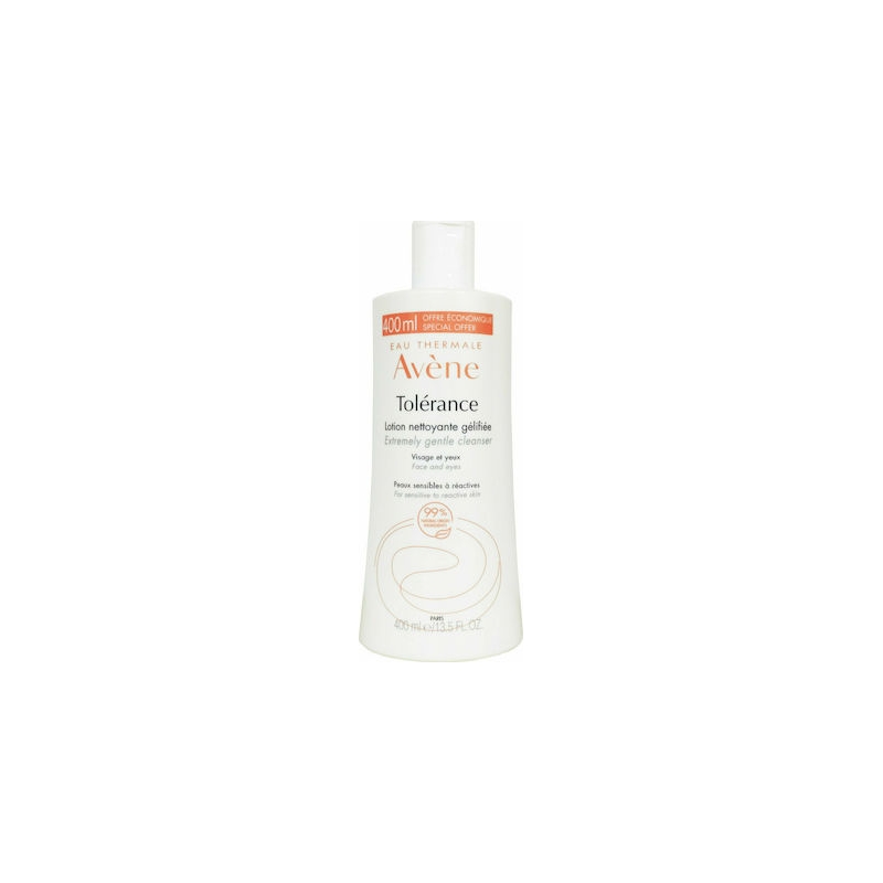Avene Tolerance Extremely Gentle Cleanser Lotion Face & Eyes Λοσιόν Kαθαρισμού 400ml