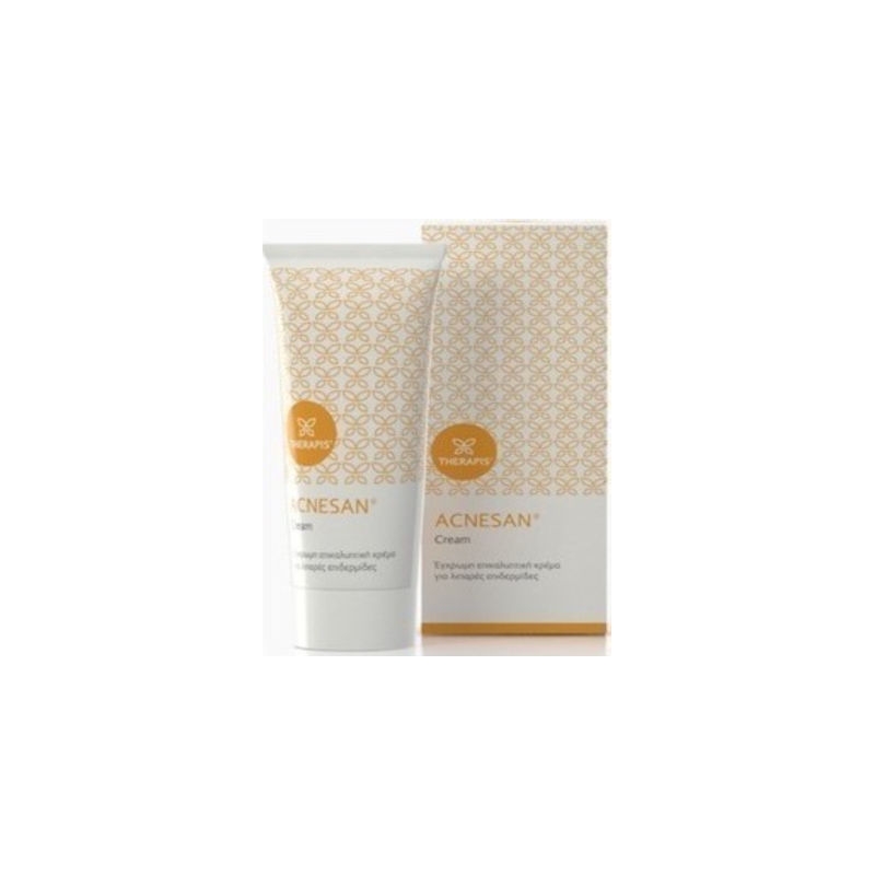 Therapis Acnesan Cream Έγχρωμη Επικαλυπτική Κρέμα για Λιπαρές Επιδερμίδες 75ml