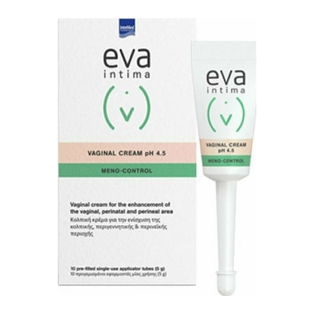Intermed Eva Intima Vaginal Cream pH 4.5 Κολπική Κρέμα 10 Μονοδόσεις X 5Gr Intermed Eva Intima Vaginal Cream pH 4.5 Κολπική Κρέμα 10 Μονοδόσεις X 5Gr