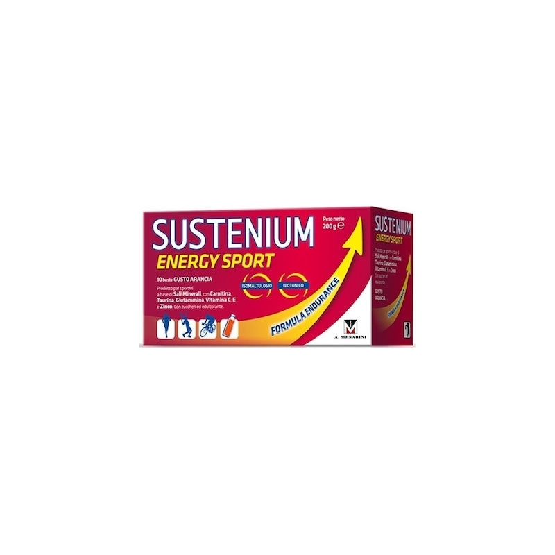 Menarini Sustenium Energy Sport Πορτοκάλι 10 φακελίσκοι