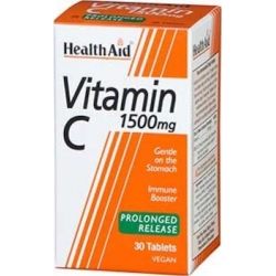 Health Aid Vitamin C 1500mg Prolonged Release 30 ταμπλέτες